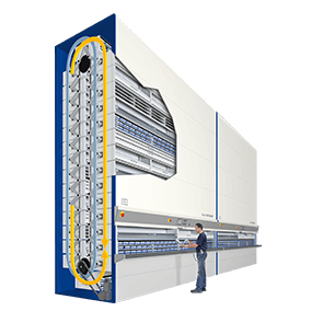 Hanel Rotomat vertical carousel storage